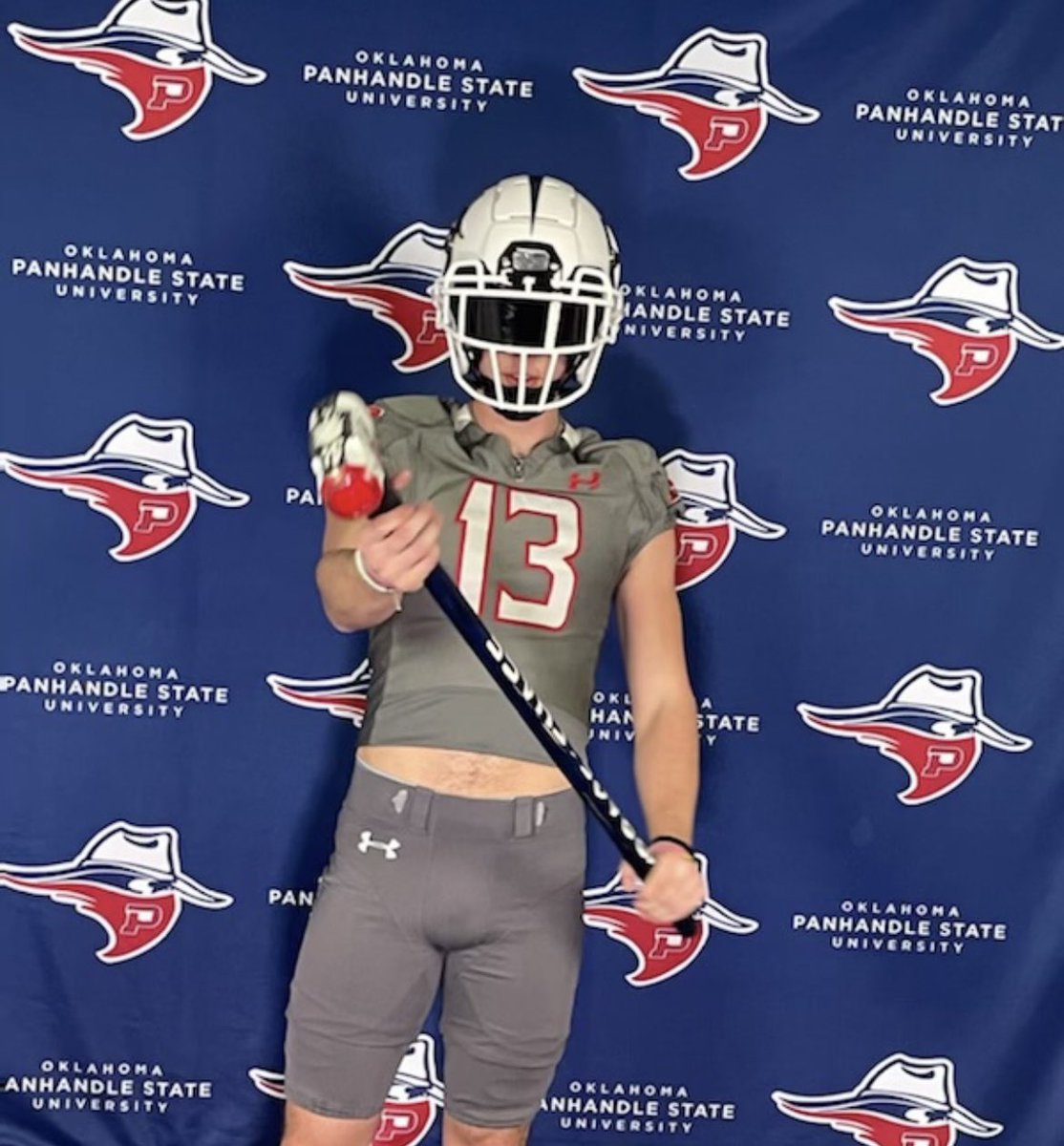 I am blessed to say i am 100% committed to @OPSUFootball. Thank you to my family for the constant support. thank you to the caprock coaching staff, and my teammates for pushing me everyday!  #G4Z #RB4L #PistolsUp #22Caliber @freeman_rowdy @RockStrongFB @CRockHorns @CoachHerchek