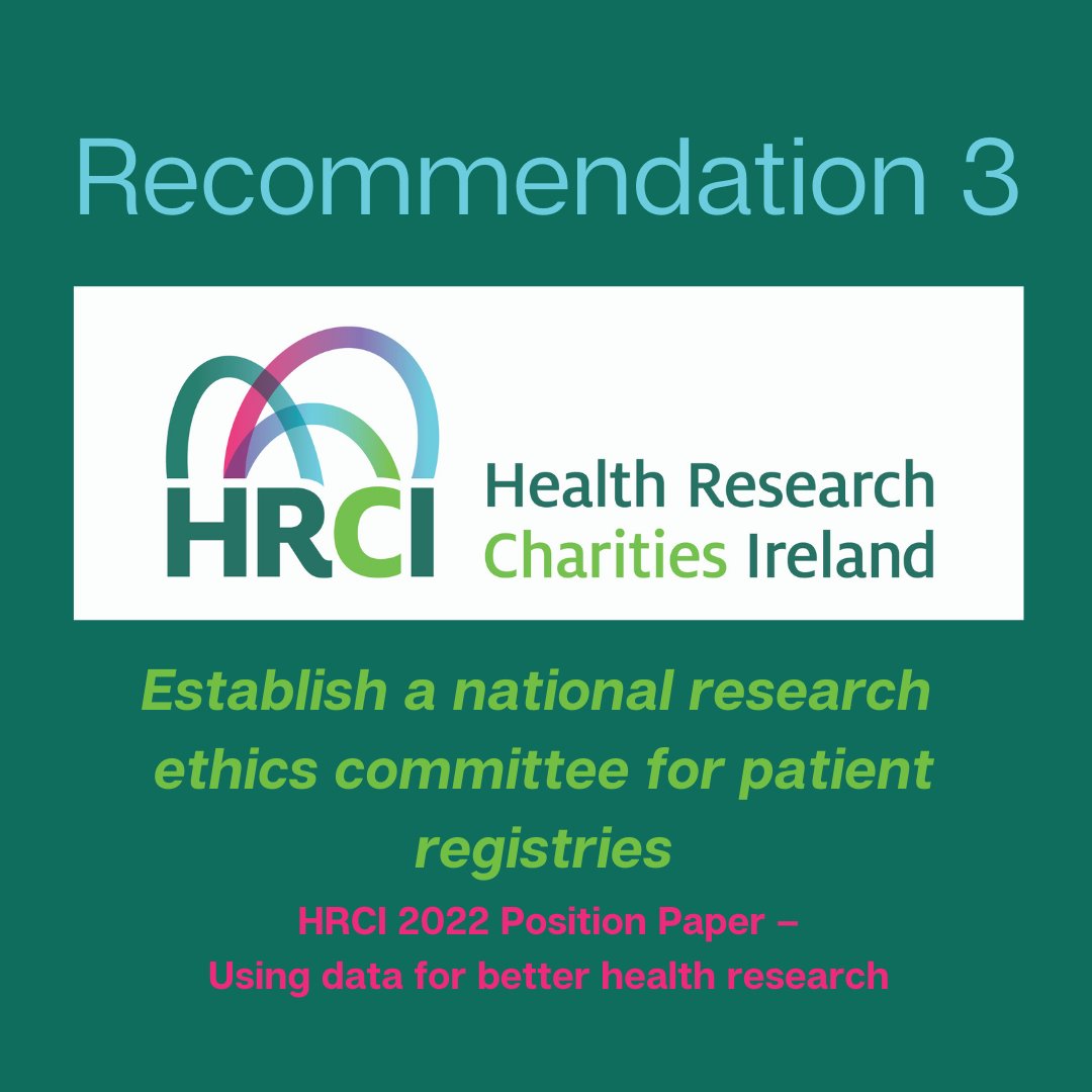We are asking politicians, policy makers and everyone with influence in the health research space to prioritise the use of data for better health research. See the full HRCI Position Paper 2022 here bit.ly/HRCI_2022Posit… #HealthResearchMatters