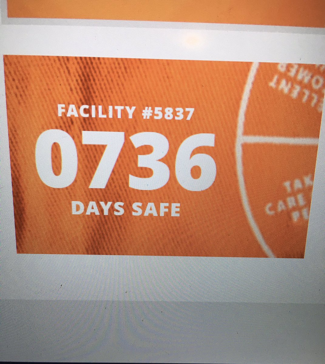 HandrickKevin's tweet image. Very proud of our safety milestone of 2 years and counting.