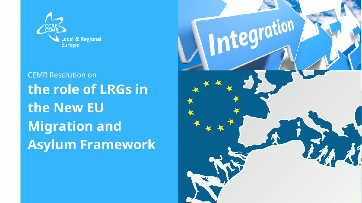 Another round for the @CCRECEMR task force on Migration.✨

Two major topics on the agenda today:
🔹Final inputs for the #LampedusaCharter
🔹The approved CEMR Resolution on the role of #localgov in the new EU framework on migration -  presentation and dissemination strategies!