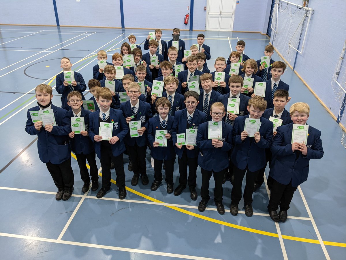 BirkdaleHS's tweet photo. Year 7 @BirkdaleHS receiving their Bikeability level 3 qualification. 48 qualified with a further 12 to do it in June. Well done boys #StaySafe #bikeright https://t.co/38DWo2DcFo