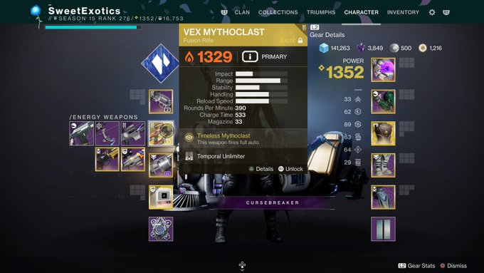 sweetexotics's tweet image. Vex acquired. Huge thanks to @Dagshew_ttv
 and his incredible fireteam.