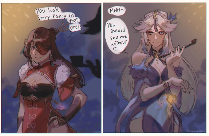 Happy lantern rite I can't believe lesbians are real #beigguang #genshinimpact #原神 