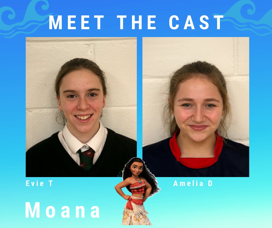 🎭 Moana at Millfield Prep School - Meet The Cast 🎭

Next up we have Evie T and Amelia D, who will be playing the lead role of Moana! 👏 

Both Evie and Amelia are excited for their performances, especially their solos and duets 🎼🌟