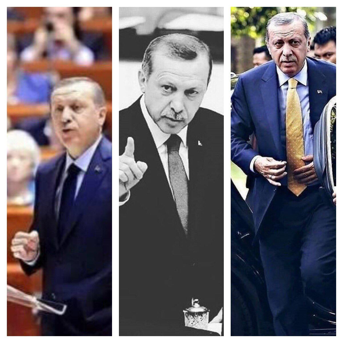 Ne tek adamı layn!
Bunun;

Recep’i        Tayyip’i            Erdoğan’ı var                 var                   var