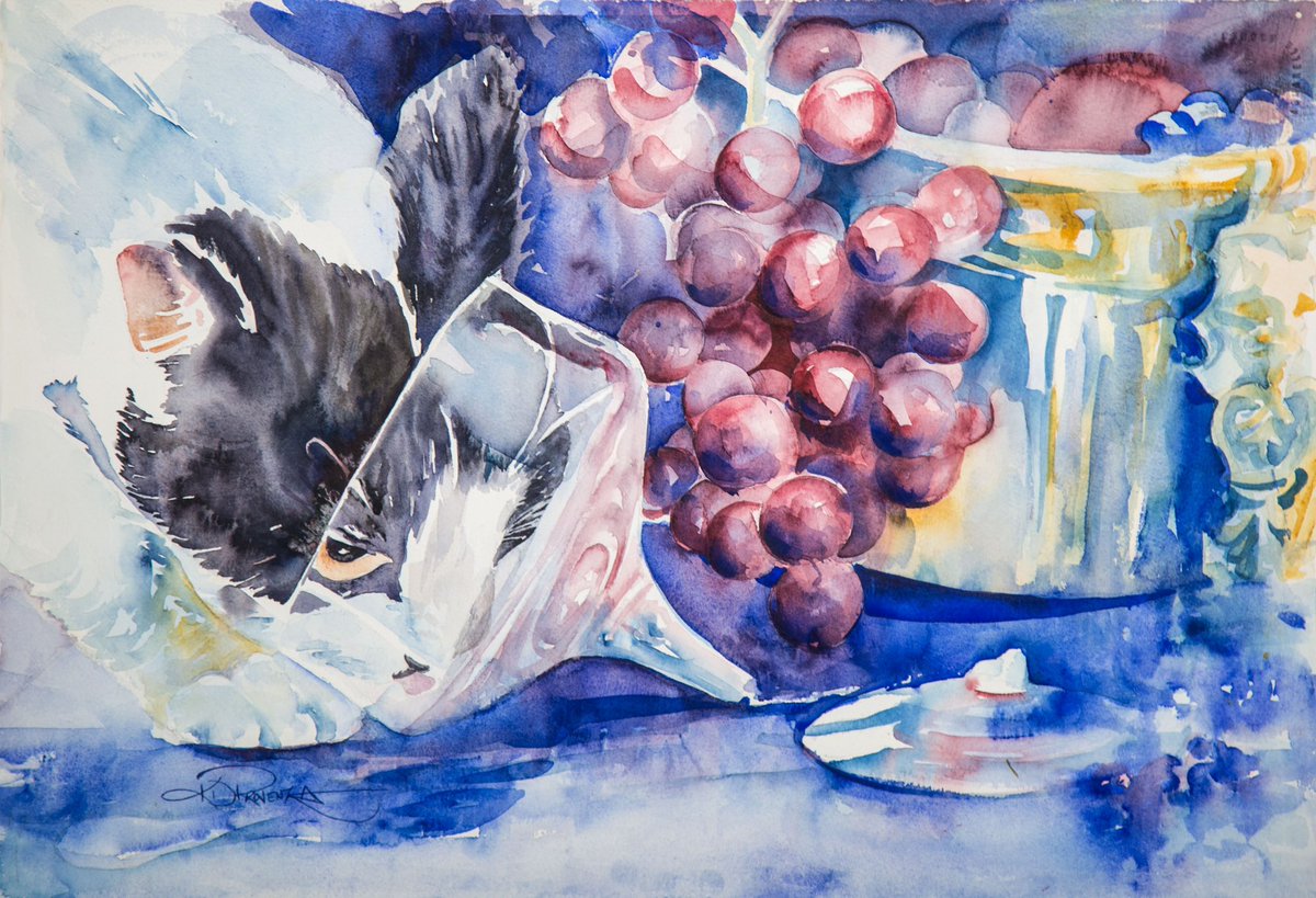 ProvenzaArt's tweet photo. “Cheecho”
#cat #art #catart #watercolor #watercolorart #wine #nft #WomeninNFTs #artwork #painting #originalart https://t.co/JdJ31fKuEm