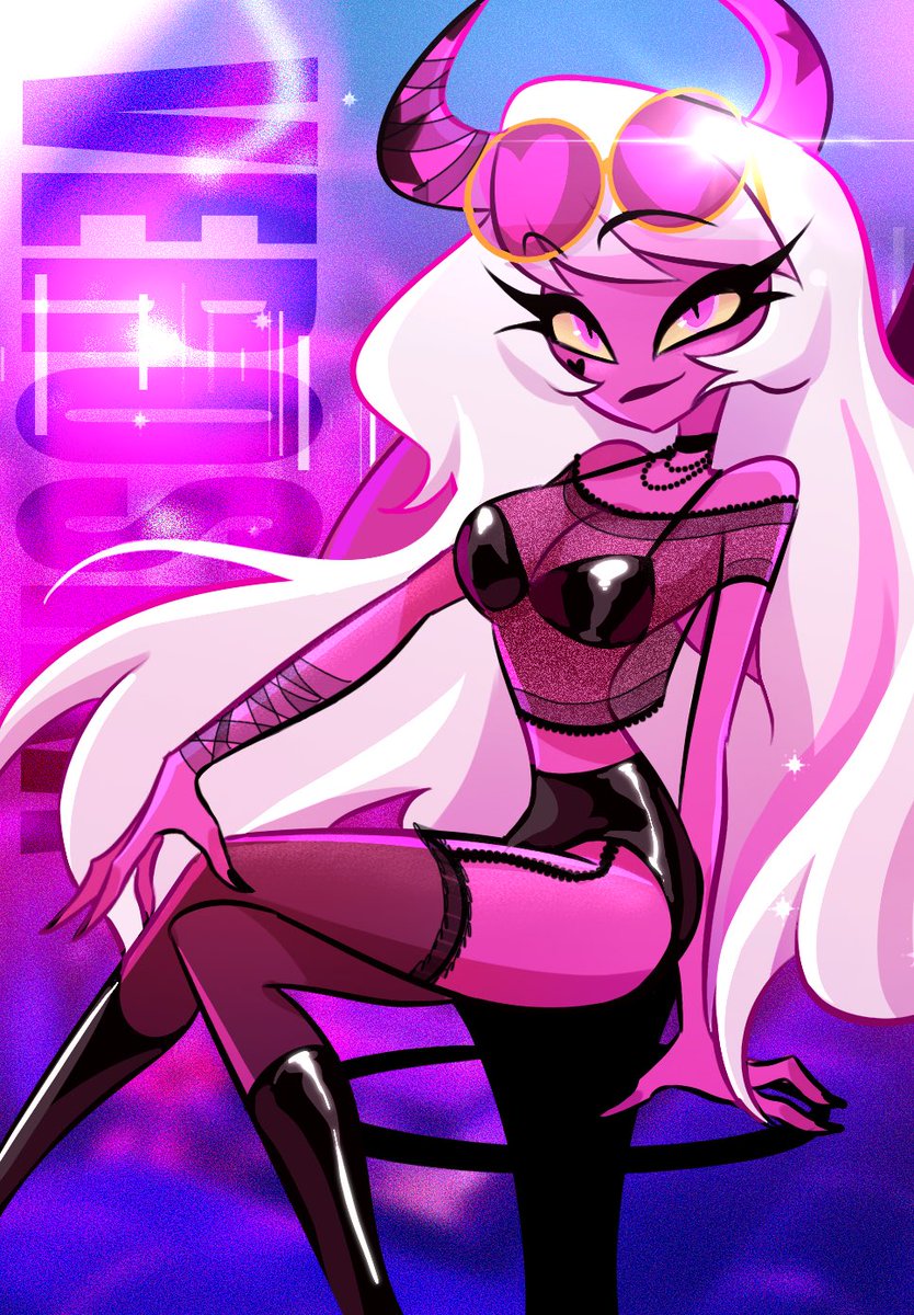 #HelluvaBossFanart
#HelluvaBoss 
美女的胸被我画小了！！😫