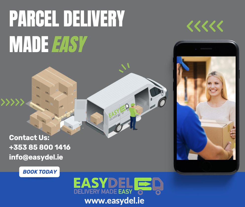 Are you a business in the North East &amp; North Dublin area and are looking for a parcel delivery service?📦 
📲 085 800 1416
📧 info@easydel.ie
⌨️ easydel.ie
#LouthChat <a href="/BelfastHourNI/">#BelfastHour</a> <a href="/wereallbusiness/">We're All Business (Irishbizparty)</a> #ecommerce #B2B #B2C #Dublin