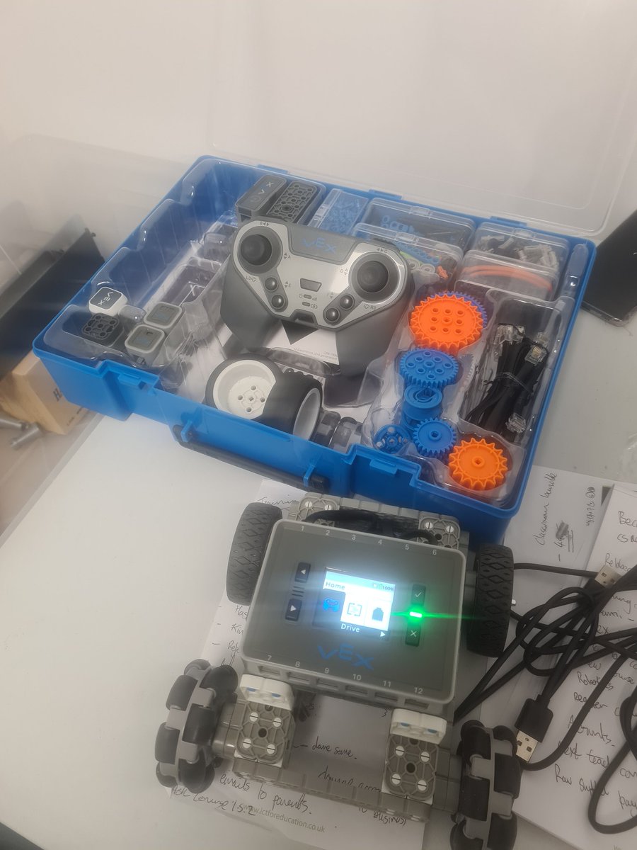 jonathonsimons5's tweet image. Truly excited  to have purchased  the brand new vex iq gen 2  class kit for use in my coding clubs. look out for the clubs starting soon. 
#vex #edtechmaven #robotics #stemforkids # #coding