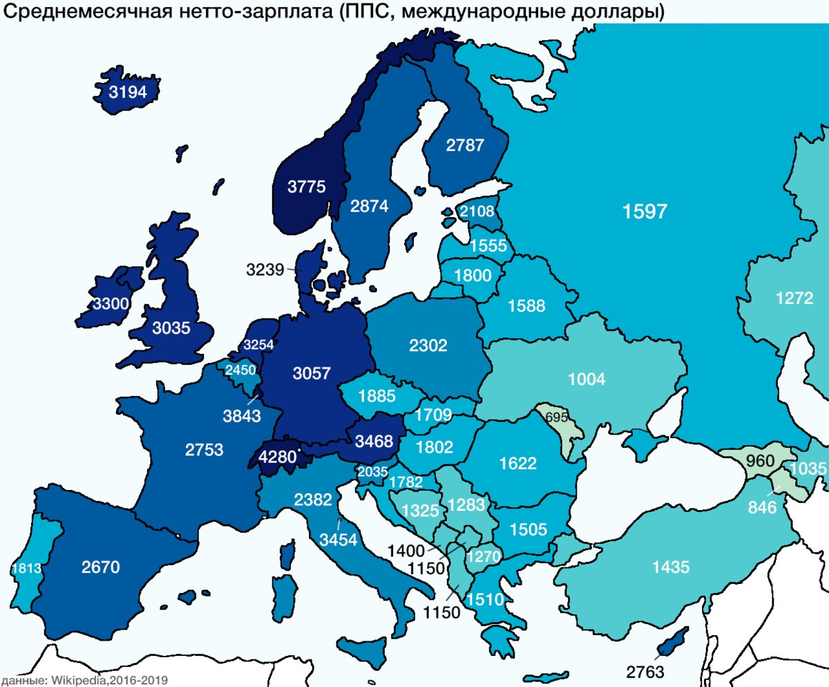 Средняя европа. Средняя заработная плата в Европе 2020. Карта европейских зарплат. Средний заработок в Европе. Средние зарплаты в Европе карта.