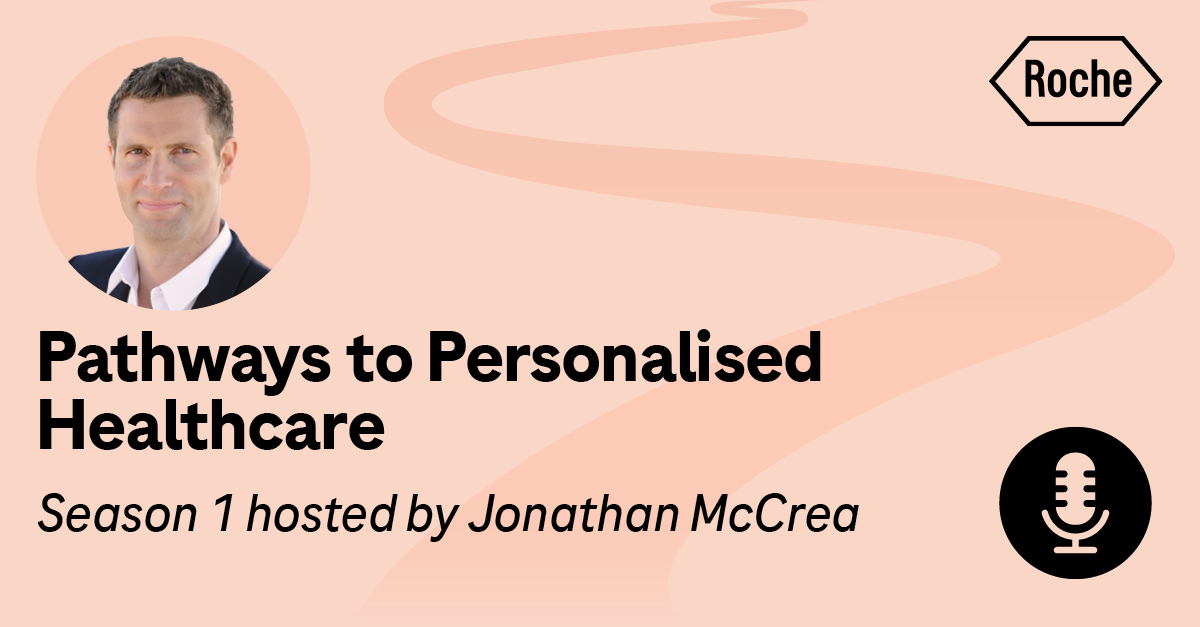 We are excited to launch Pathways to Personalised Healthcare podcast. Hosted by <a href="/jonathan_mccrea/">Jonathan McCrea</a> discussing guests thoughts &amp; opinions on what Personalised Healthcare means to them &amp; the future of healthcare in Ireland. To listen click here: roche.ie/en/about/perso…