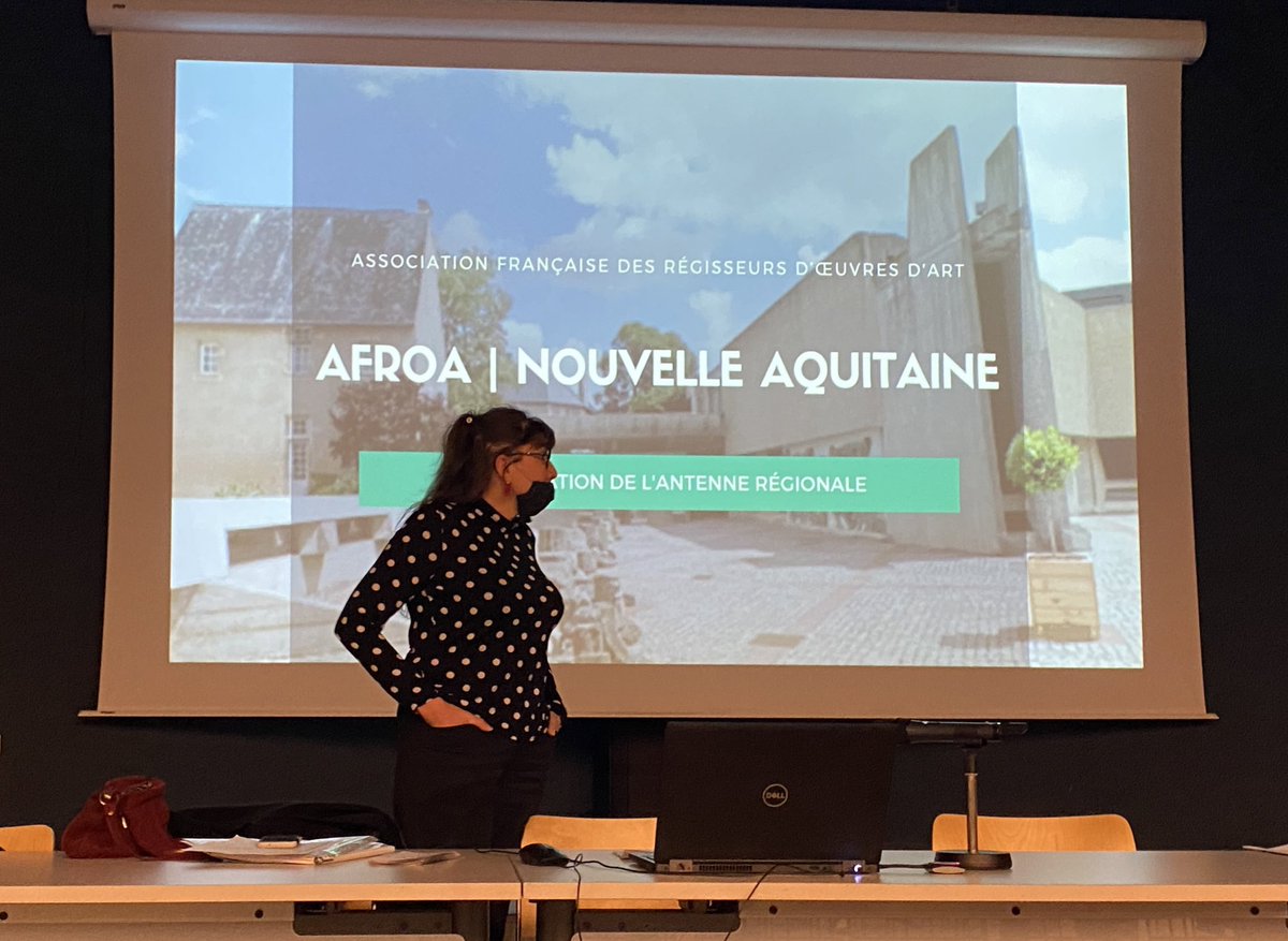 Lancement de l’antenne <a href="/asso_AFROA/">AFROA</a> (association française des régisseurs d’œuvres d’art) en <a href="/NvelleAquitaine/">Nouvelle-Aquitaine</a> au musée Sainte Croix de Poitiers ce matin…