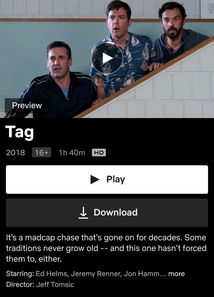 CinemaRareIN's tweet photo. Streaming again on @NetflixIndia..

#TheLEGOMovie2 : #TheSecondPart (2019)
#The1517ToParis (2018)
#Tag (2018)
#TeenTitansGoTheTheMovies (2018) https://t.co/pCjnT0DGJf
