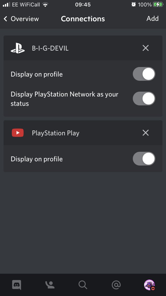 PSPlayGaming's tweet photo. Discord is now available in more Regions for PSN users. 

Here is how to connect your PSN to discord https://t.co/FluJNgCk3H
It will show your PS4 and PS5 gaming activity. 

I’m in the UK and it just let me, screenshot below! https://t.co/3DB7vJAGH0