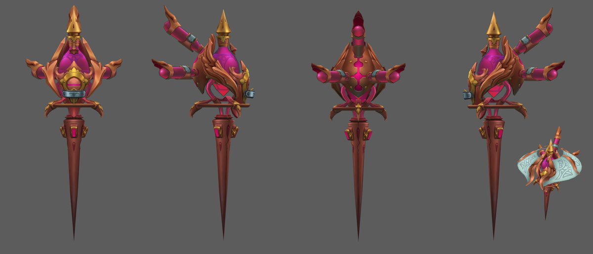 arteapotstudio's tweet photo. EVIL STAR GUARDIAN RENATA and her weapon is shaped after the madoka magica grief seeds. you're welcome. https://t.co/2X43thoQEm
