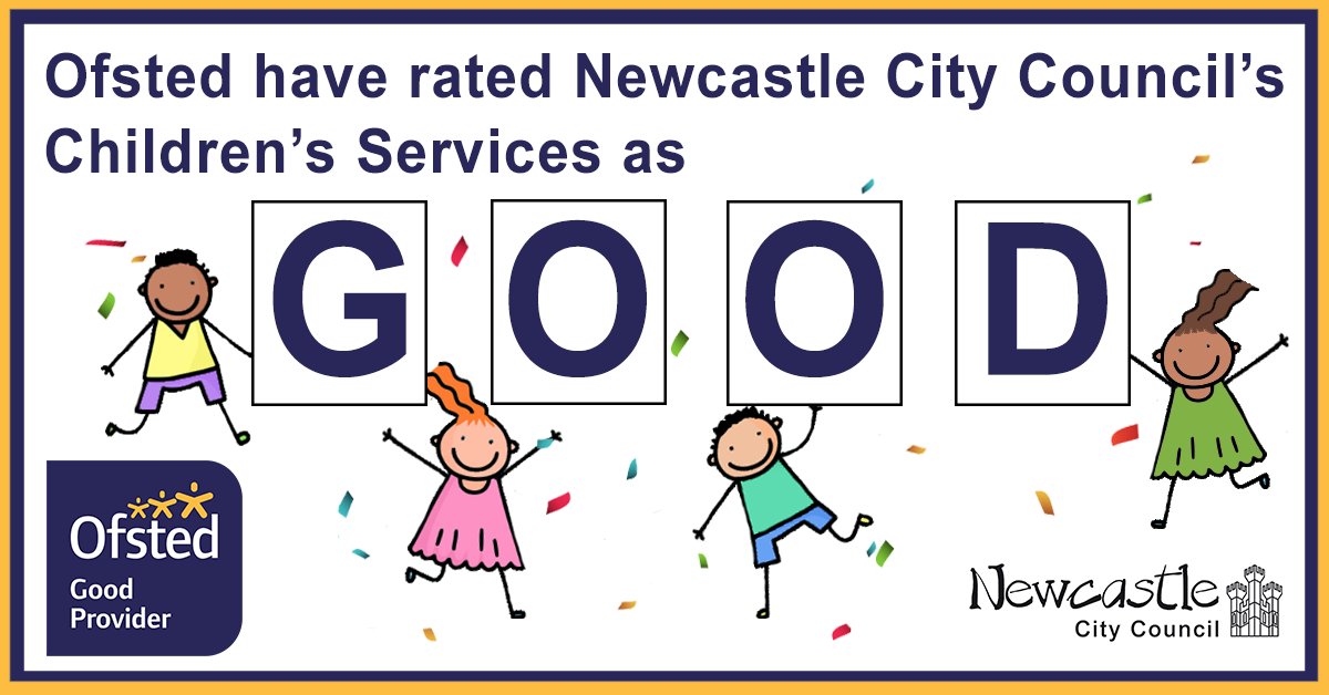 Newcastle City Council Children’s Services awarded ‘Good’ by Ofsted. “This is a great result for the council, the team and all the partners we work with and they should be very proud of what they have achieved since the last inspection.' Read more👉 orlo.uk/iNXWl