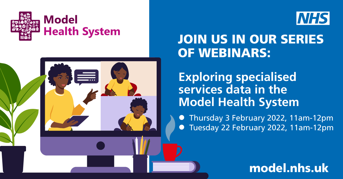 ModelNHS's tweet photo. Webinar - Thursday at 11am. We'll be looking at the Specialised Services (QSIS) data on the Model Health System.
If you have an interest in rare cancers, genetic disorders, or complex medical/surgical conditions, this is for you.
https://t.co/w2nA1wYhSR #QSIS #Cancer #Genetics https://t.co/fphSJoNJ1m