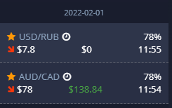 01 Feb '22
Expected profit: $7.88
------------
Profit made: $53.02

#trading #binaryoptions #compoundinterest #forex #cryptocurrency #crypto