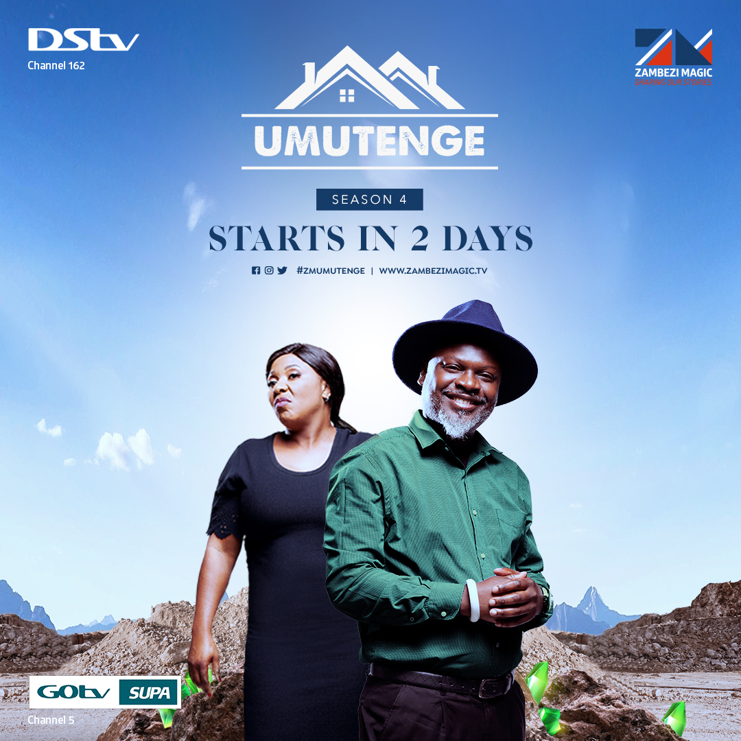 dstv_zambia's tweet photo. The countdown continues. Two more days to go before the premier of #ZMUmutenge and #Tuvwange on #ZambeziMagic Ch 162. Mark your calendars!! Dial *668# to reconnect and upgrade and enjoy the best local content shows on #DStv!! https://t.co/yWaYZxv4wt