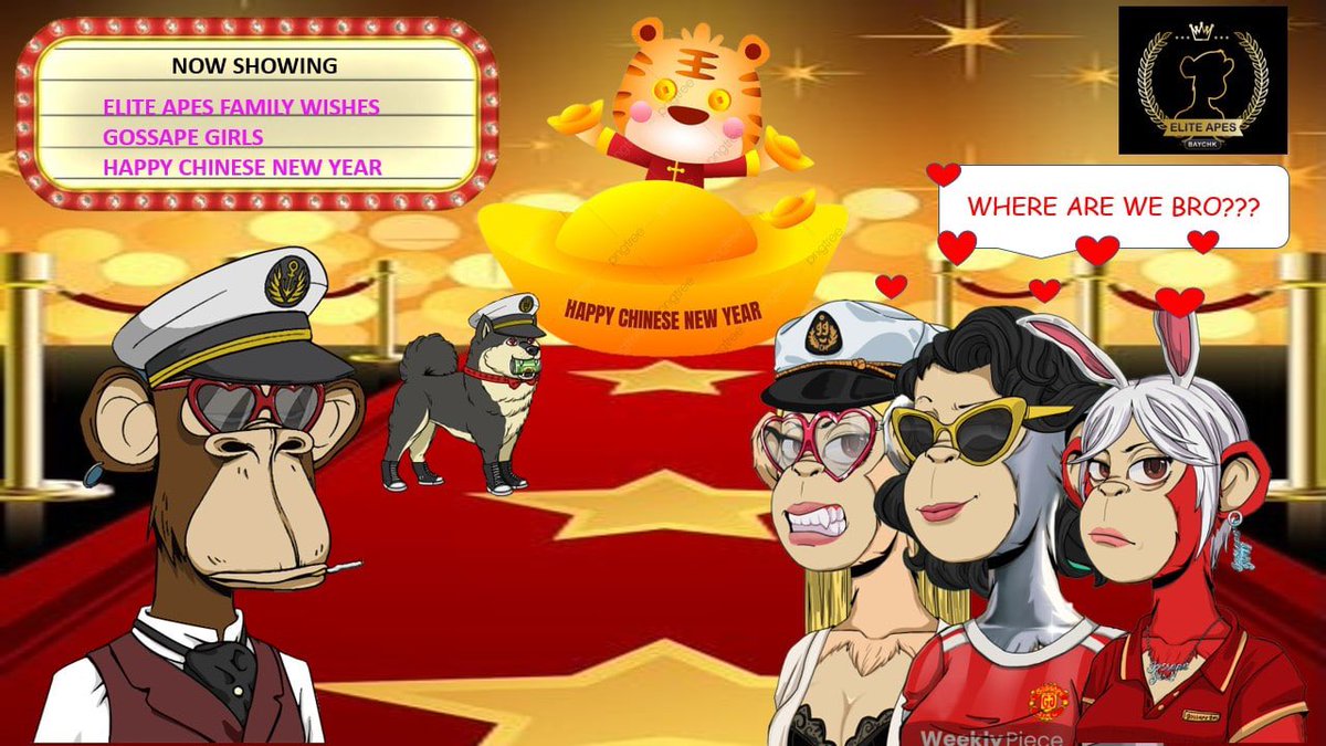 JasonJape's tweet photo. Happy Lunar New Year. 
So glad we’re not single anymore.
@gossapegirl @EliteApesHK https://t.co/Tjb3hj4HUJ