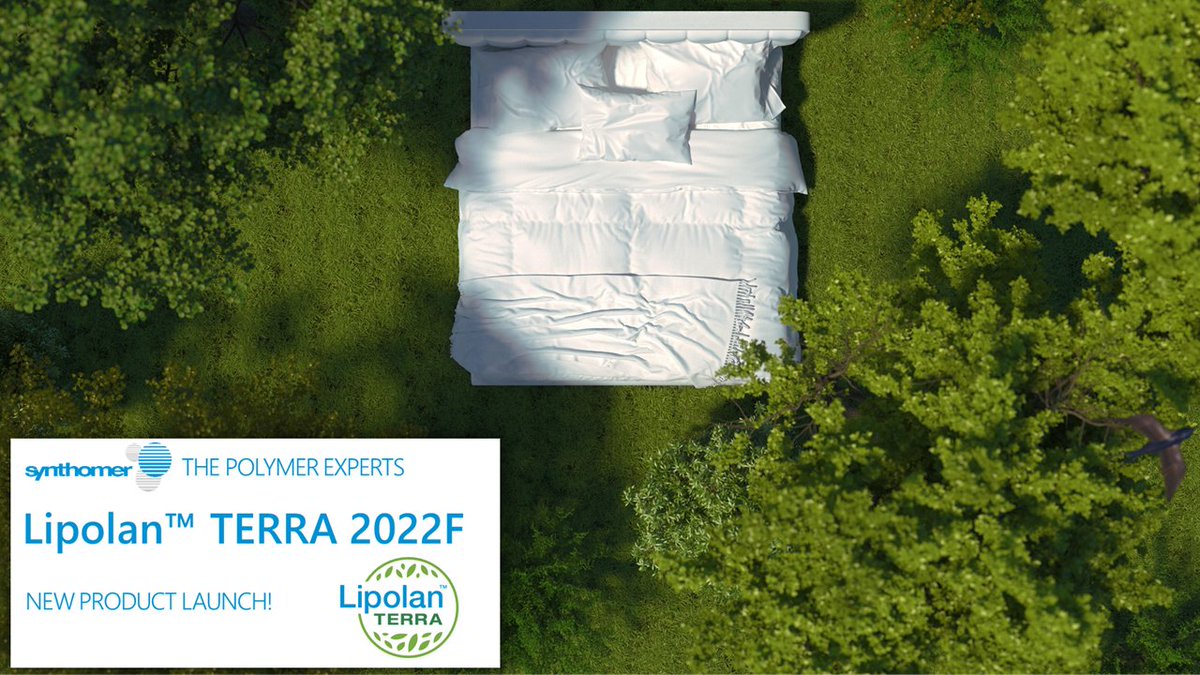 Synthomer_Group's tweet photo. The first product of Synthomer’s new #sustainability range of HS-SBR latices, Lipolan™ TERRA 2022F enables a more sustainable latex foam manufacturing by delivering on higher productivity, material efficiency &amp; reduced carbon footprint-watch our webcast: https://t.co/I6fVv9ePFO. https://t.co/0kMJ2gYpnP