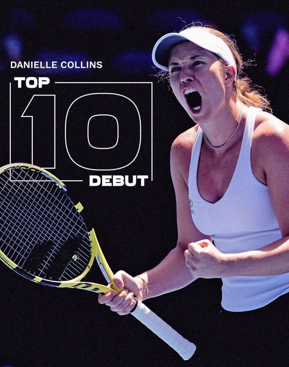 danimalcollins's tweet image. Top 10, Danielle Collins! 🇺🇸

More rankings movements after the #AusOpen