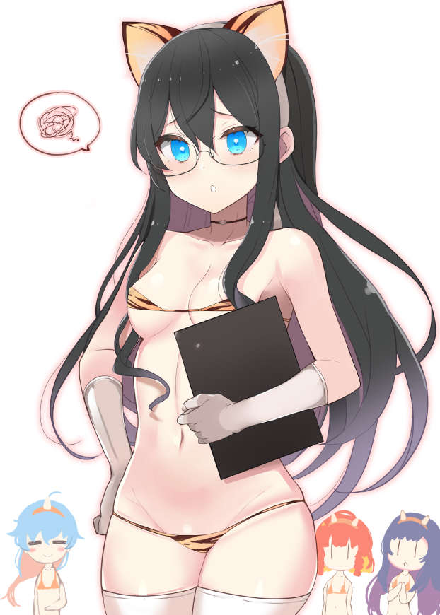 お願いするとちゃんと着てくれて執務までこなしてくれる大淀 #艦これ 