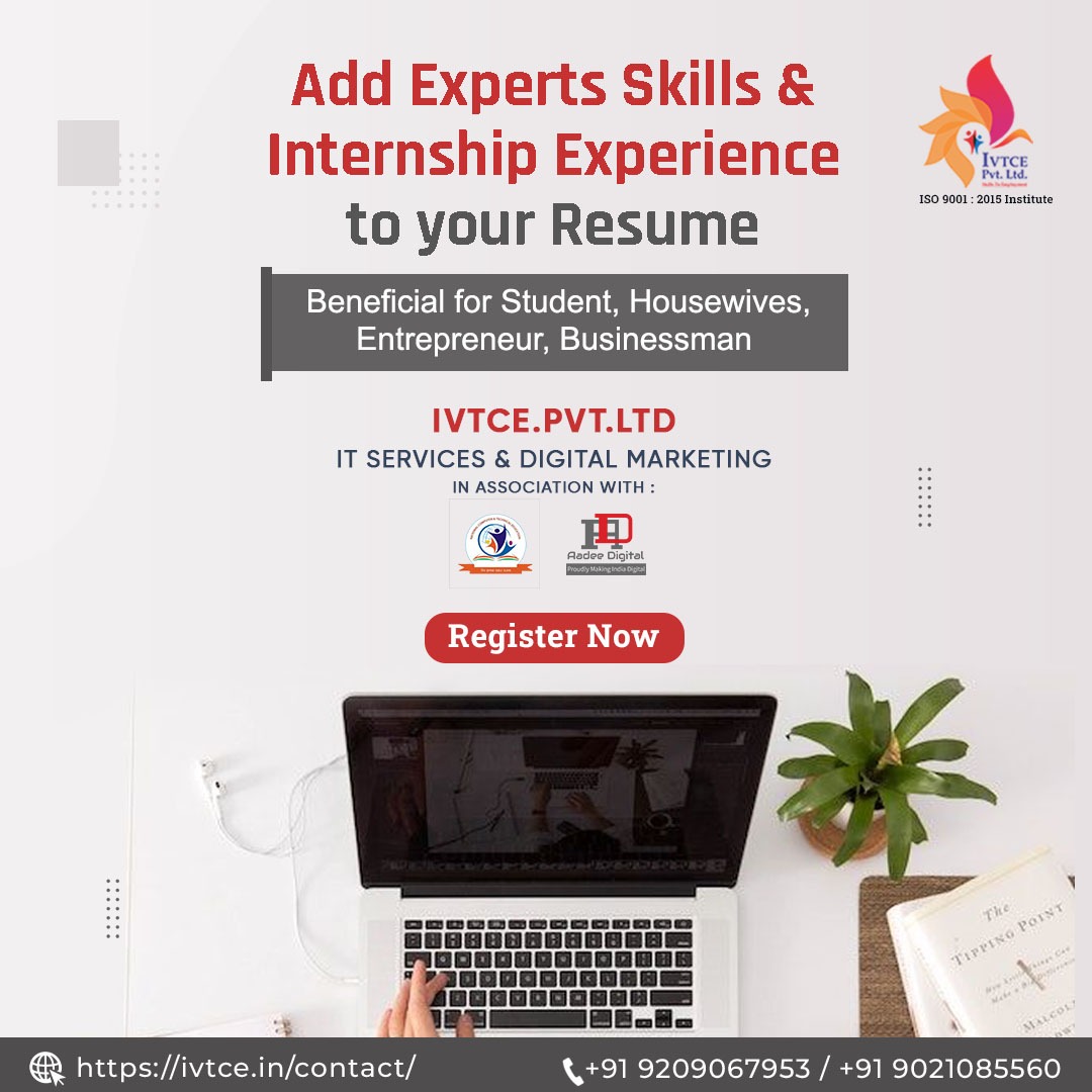 Learn Digital Marketing Course From Basic to Advance..
Register now..
Visit - ivtce.in
#digitalmarketinginstitute #digitalmarketingagency #digitalmarketingservices #socialmediamarketing #wagholicolleges #wagholischool #webdesign #seo #webdevelopment