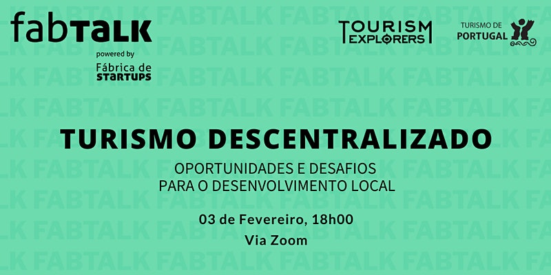 SeaBookings's tweet photo. No âmbito do #TourismExplorers da @FabricaStartups , dia 3 de Fevereiro, a nossa @Bo_irik vai debater o Turismo Descentralizado: Oportunidades e Desafios para o Desenvolvimento Local. Participem! ⚓️ @turismoportugal  #TurismodePortugal https://t.co/7zcLY9tLMO https://t.co/HX5jA6fYHQ