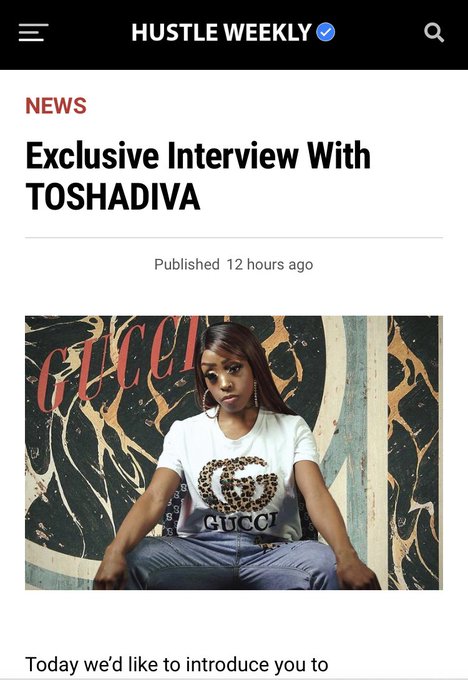 Your girl was just published in 5 News Articles 💪🏽  This is my year PERIODT 🎉 Read more about me ⬇️ https://t<a href="/tag/toshadiva"class="tags"><span>#toshadiva</span></a><a href="/tag/publishedartist"class="tags"><span>#publishedartist</span></a><a href="/tag/hustleweekly"class="tags"><span>#hustleweekly</span></a><a href="/tag/th"class="tags"><span>#th</span></a>