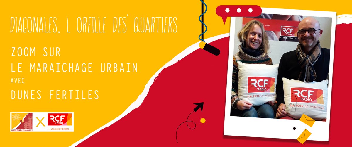 SiTesJardin's tweet photo. La #RégiedeQuartiers @Diagonales de #LaRochelle et le projet Dunes Fertiles sur les ondes ! Une #microferme urbaine pour favoriser l'#insertion par l'activité économique ! Bravo Vincent Terny et Chloé Moulis. #Quartiersfertiles @AnruOfficiel @CNLRQ
👇https://t.co/vFs4TY32YR https://t.co/fdpUjOSmsp