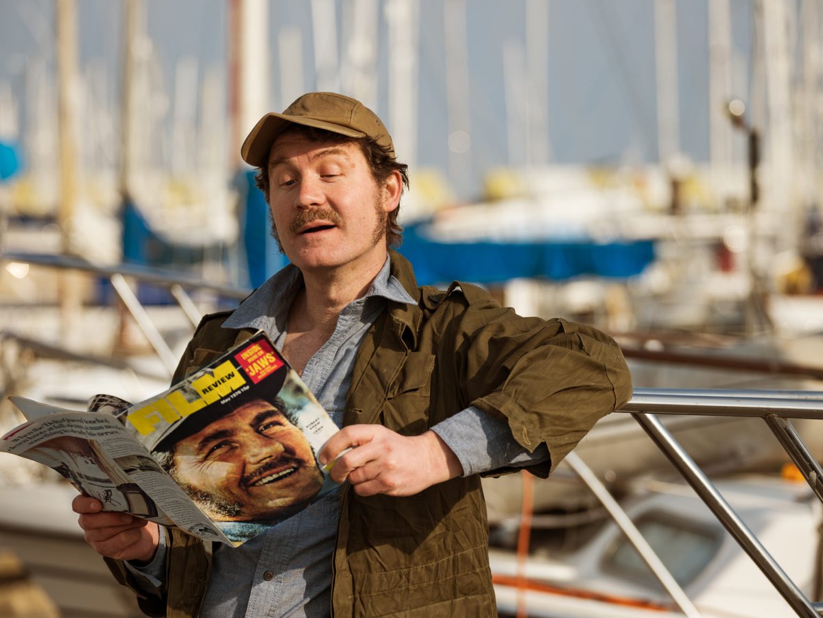 13 days to go til #TheSharkIsBroken ends at <a href="/Ambtheatre/">Ambassadors Theatre</a>. Thank you to my talented friend <a href="/NickDriftwood/">Nick Driftwood</a>, who photographed Quint for the Edinburgh Festival 2019, where the journey began. His shots put us on the map.  #Jaws <a href="/dailyjaws/">@DailyJaws</a> <a href="/shark_broken/">Аркадій Яценко️🍙</a> nickdriftwood.com