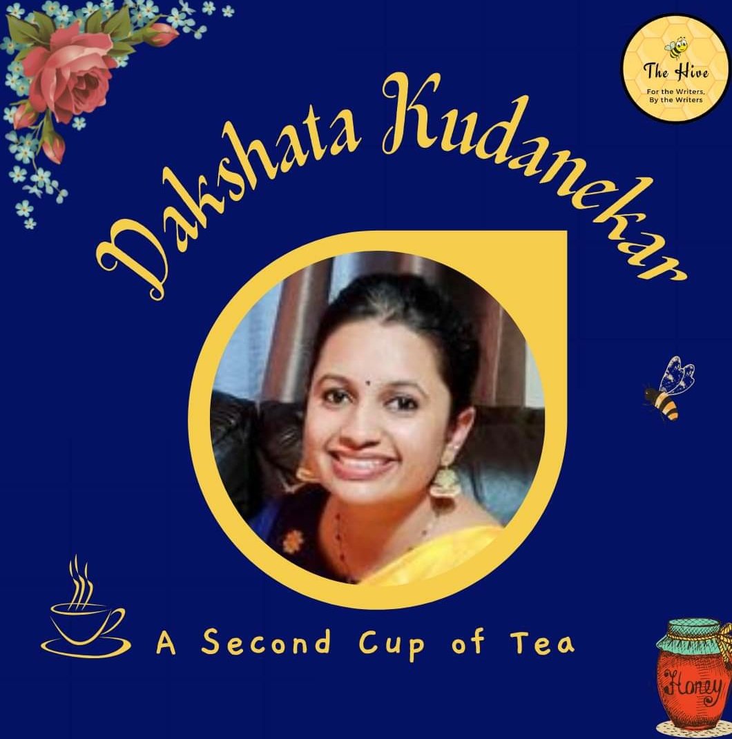 The_Hive13's tweet photo. #asecondcupoftea #authorreveal
We have a debutante on board for "A Second Cup of Tea." Please welcome Dakshata Kudanekar Udar
#WritingCommunity 
#writerscommunity https://t.co/qzlzYXVaED