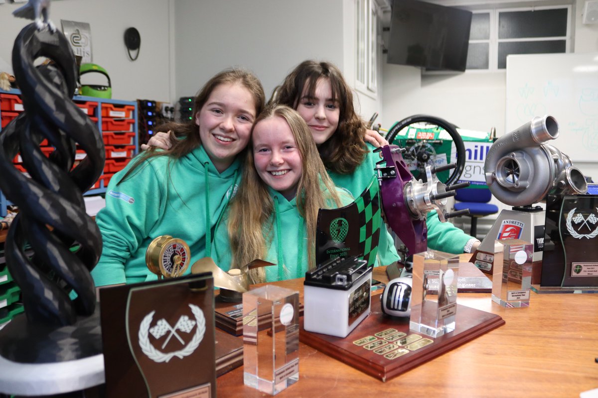 TruroHigh's tweet photo. From learning engineering to product design and problem-solving, the benefits of our Greenpower racing club are enormous.
Every week our Prep and Senior Greenpower clubs attract girls from 7 to 18 and their achievements were celebrated recently at our annual awards dinner. https://t.co/6hLLGXt49m