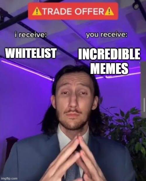 Meme #33 <a href="/GooniezNFT/">crypt0</a> <a href="/HOLYnftru/">HOLY</a> @YugiTheCrypto <a href="/Nftshhh/">Oussagua</a> <a href="/Vulture_NFT/">Vulture</a> <a href="/Noirtueur9999/">Noirtueur</a> <a href="/oceans21k/">21k</a>