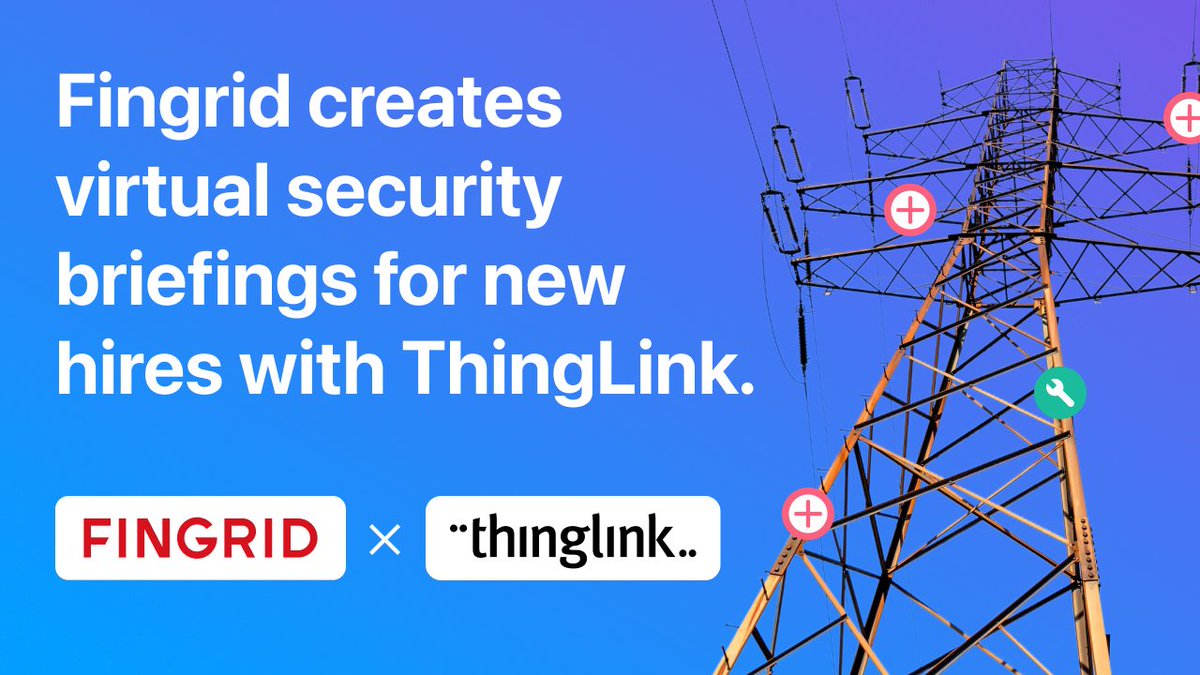 Fingrid creates virtual security briefings for new hires with ThingLink @thinglink 