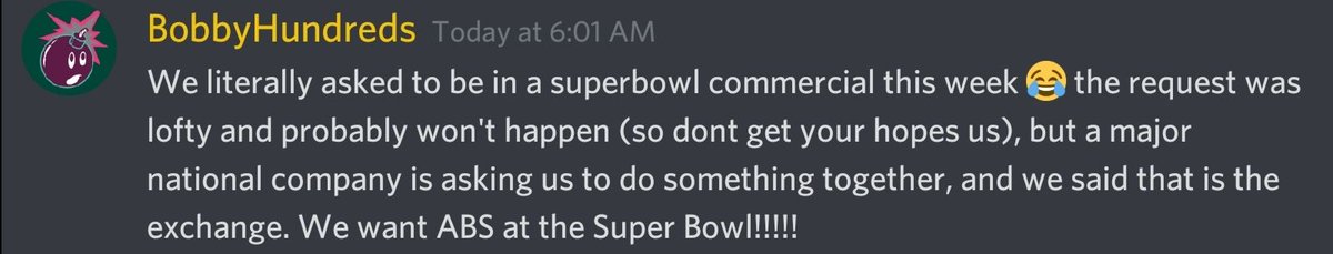 0xVnA's tweet photo. Discord message from months ago. That is when it all started...👀
#adambombsquad https://t.co/YHDdQoP9x5
