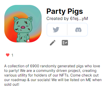 Party Pigs 🎉🐷 | MINTING NOW! tweet media