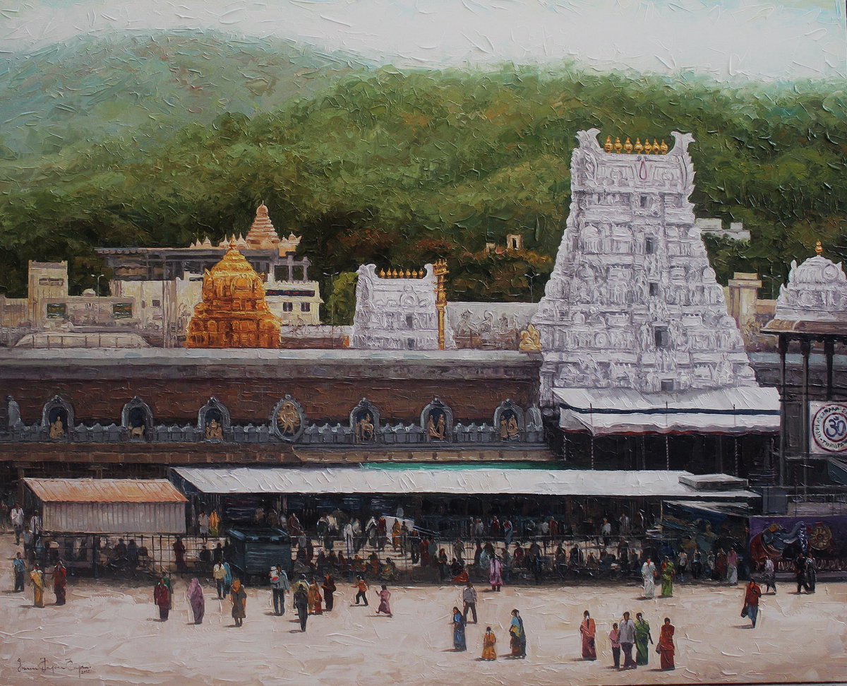 iruvan_karuna's tweet photo. ❤️ Thirumalai ❤️
4x5 ft. #iruvan #iruvankarunakaran #knifepainting #indianart #thirupathi #thirumala https://t.co/jq5C3nYX14