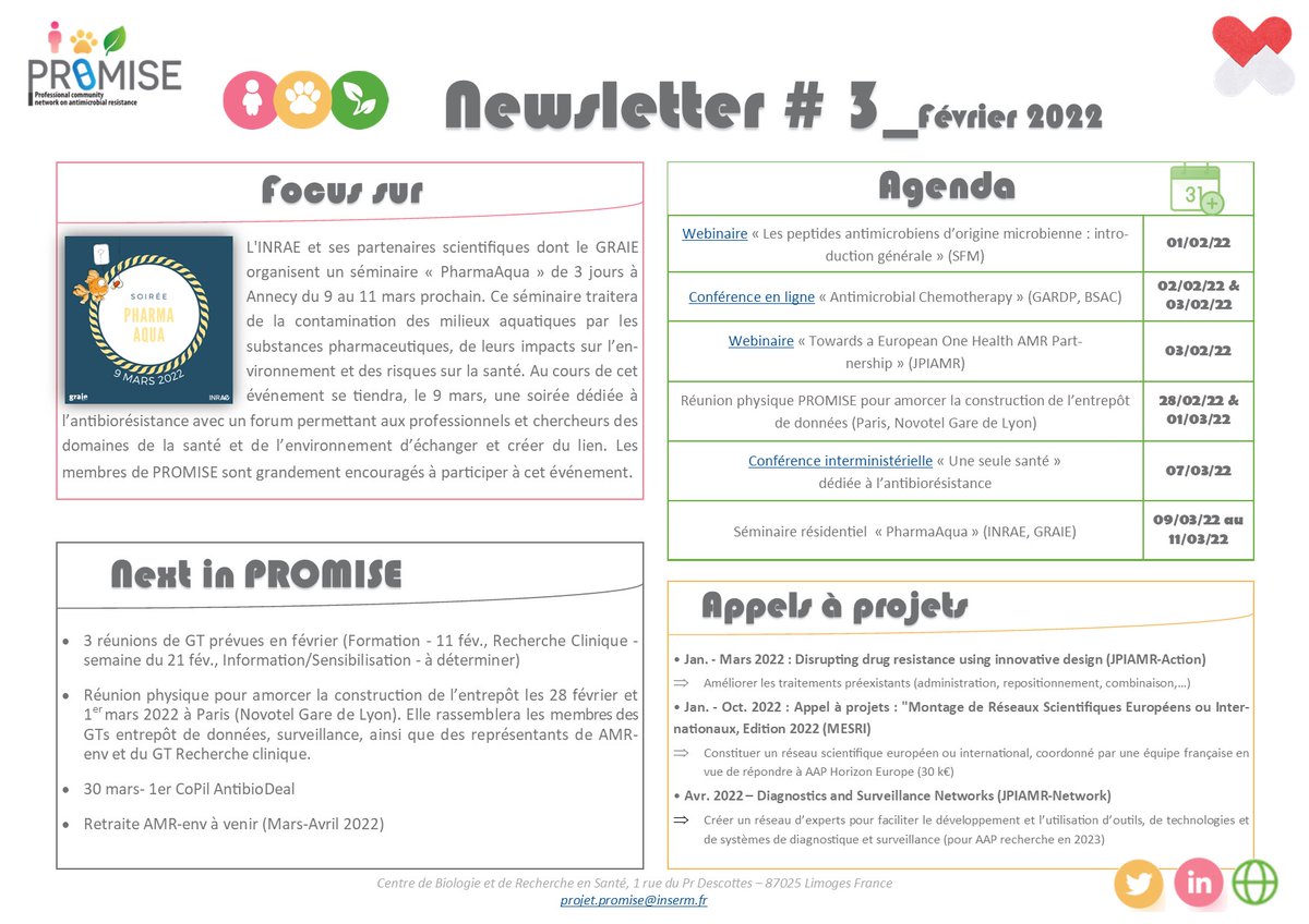 La newsletter PROMISE de février