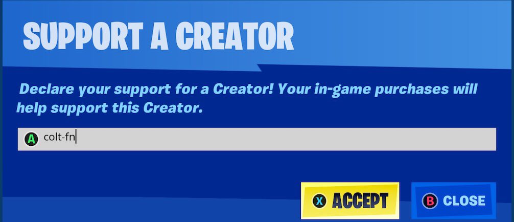 Its_ColtFN's tweet image. Guys tysm I’m so happy rn I finally got a creator code 🎉🎉🎉🎉
Make sure to use code Colt-FN in the fortnite itemshop #Ad