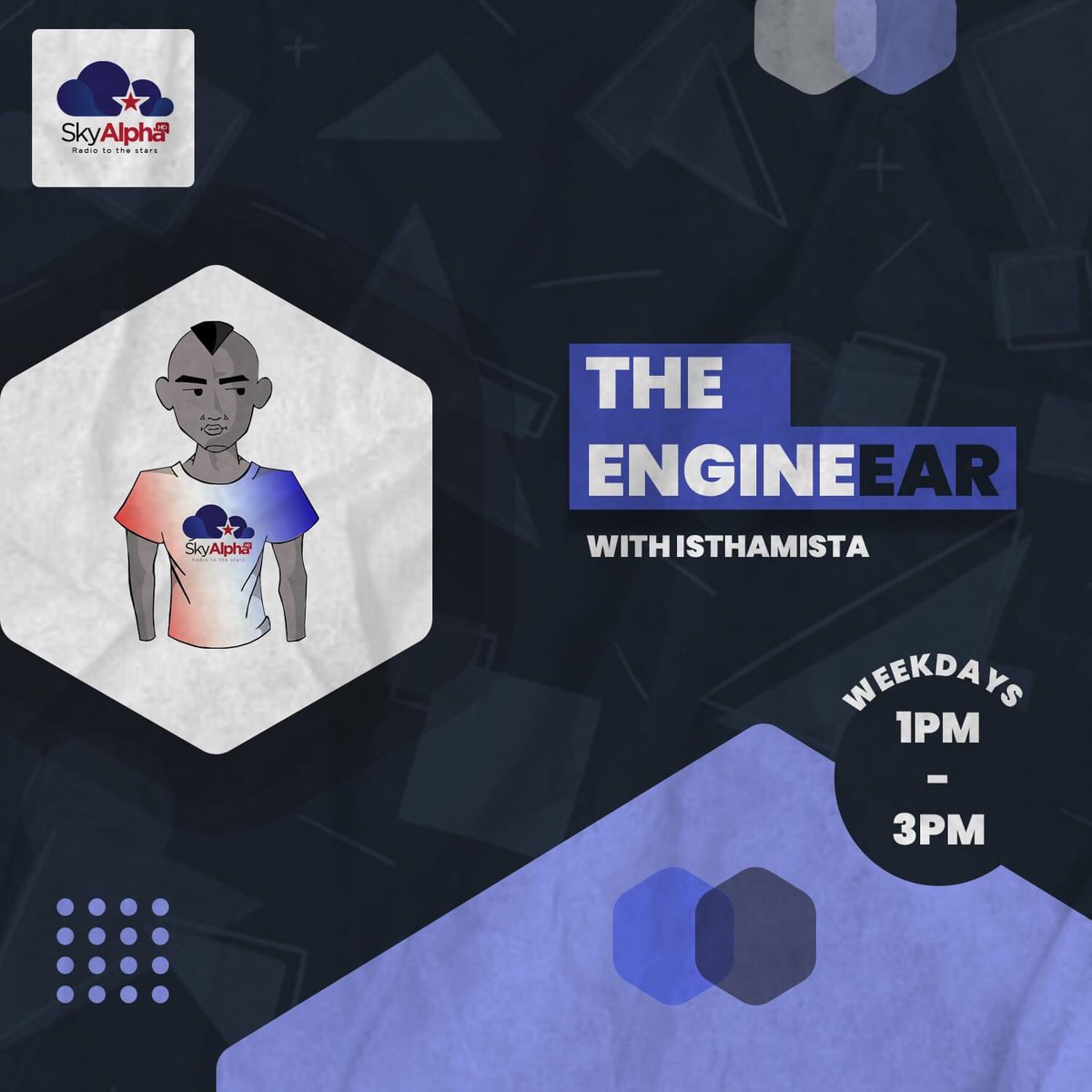 IsthaMista's tweet photo. Come through and tune in to us on @SkyAlpha_HD today we chat to the king. @JCob_SA play yโall some heat from @kingswaystreet #Qreal #Whyde @Malome_Vector and a couple more. 2mor we will be kicking it with the #LivewiresConnect team giving us some mean raps on #TheEmgineear 1-3pm https://t.co/my0dstuHq5