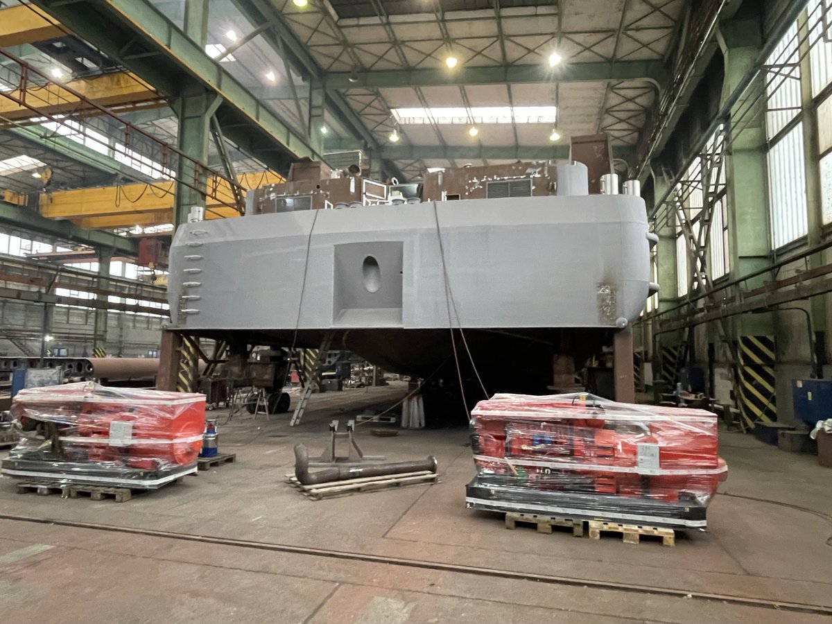 “Veth Propulsion package” for MPS Alisa arrived at VAHALI Zasavica 🇷🇸