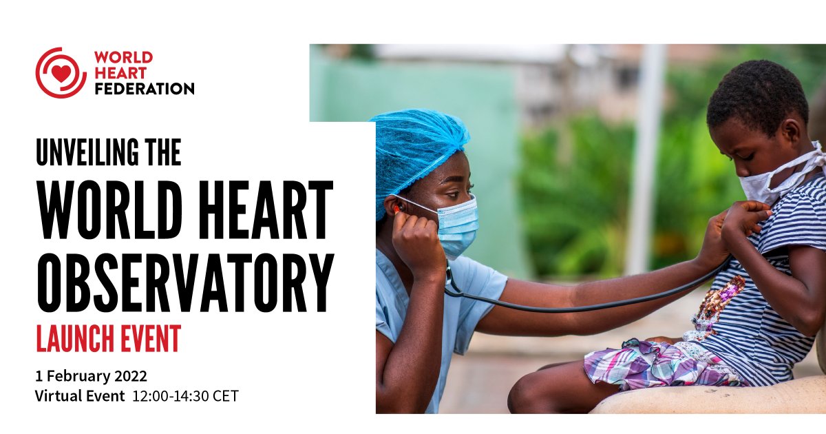 worldheartfed's tweet photo. 🔴 Launching NOW: The #WorldHeartObservatory. The first global cardiovascular hub.

With: @fjpinto1960, @AnnAertsNF, @WHO, @ChiaraDice, @Accenture and @lamcardio. 

Thank you everyone for joining us! https://t.co/JGRmTWjRvQ