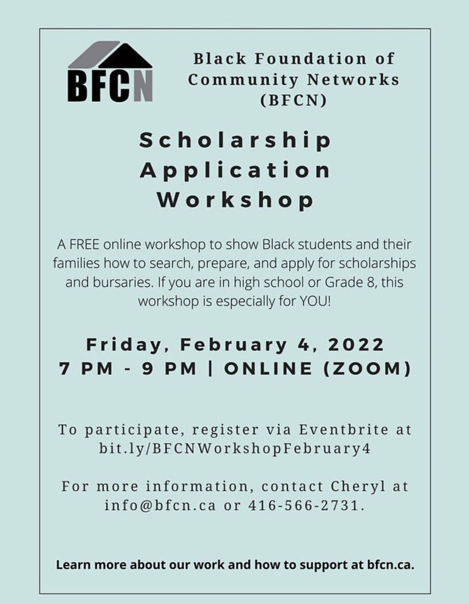 A fantastic opportunity for Black students from grade 8 to 12!  @OLQWCA <a href="/YCDSB/">York Catholic District School Board</a>