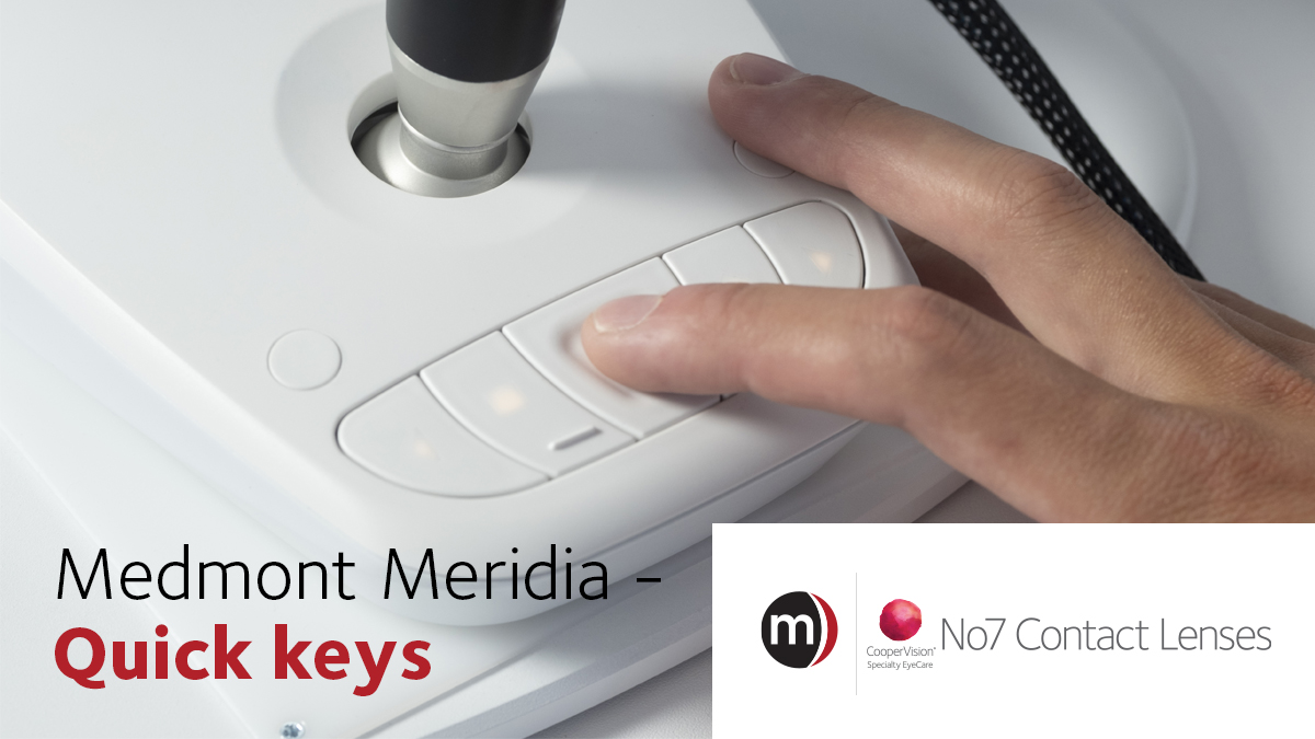 Thanks to the 'quick keys' on-board the Medmont Meridia Professional, capturing meibomian gland images and videos is easy. Check out our video series for a quick guide 🎥: icspecialist.no7contactlenses.com/courses/medmon…