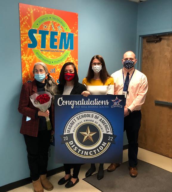 We are proud to announce that our #STEM program has earned the National Award of Merit - School of Distinction recognition! Thank you STEM teachers, students, families, and Ms. Hartman for helping to build such a robust program. ❤🤍💙 #AACPSAwesome #PatriotPride