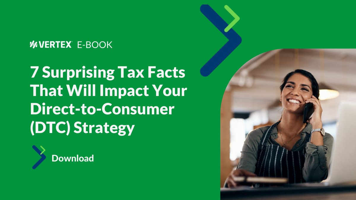 vertexinc's tweet photo. Did you know that as more digital purchases are made globally, that the delivery services will increase #taxcomplexity? Find out why as well as other tax impacts on your direct-to-consumer strategy here: https://t.co/nbvJ39XjXi #Consumers #eCommerce https://t.co/2Lg4t25DDO