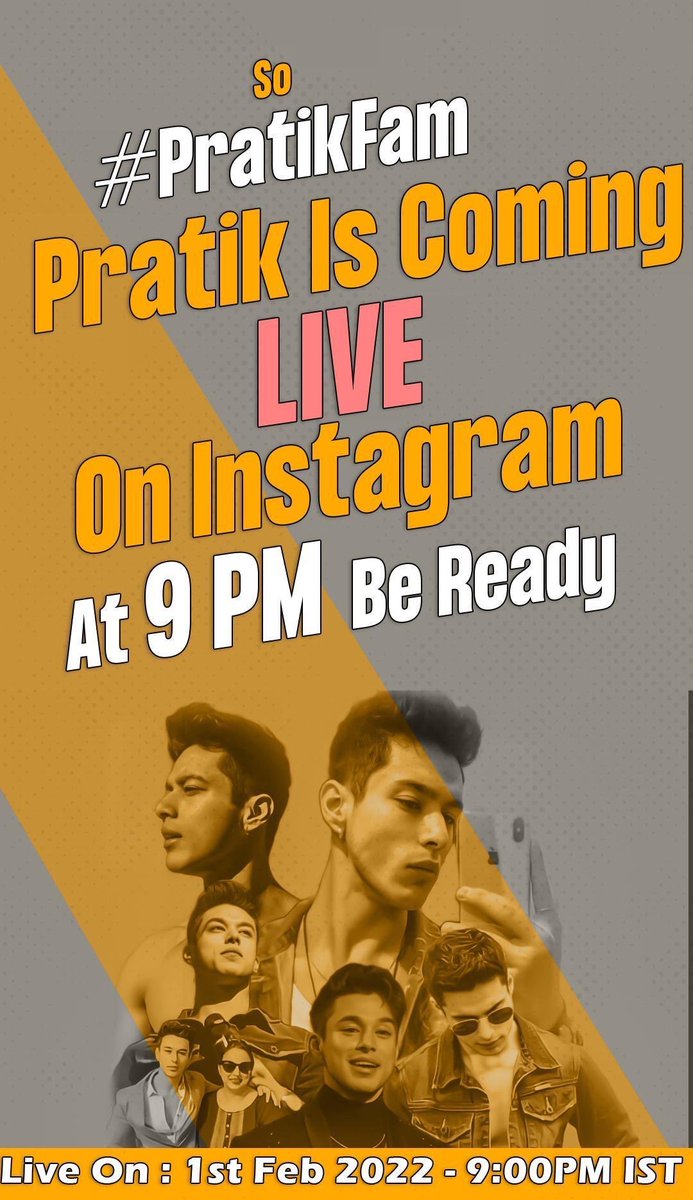 praticksejpal's tweet photo. Let’s do this PRATIKFAM 

Love you guys 

#PratikSehajpal https://t.co/vdjFmxQleH