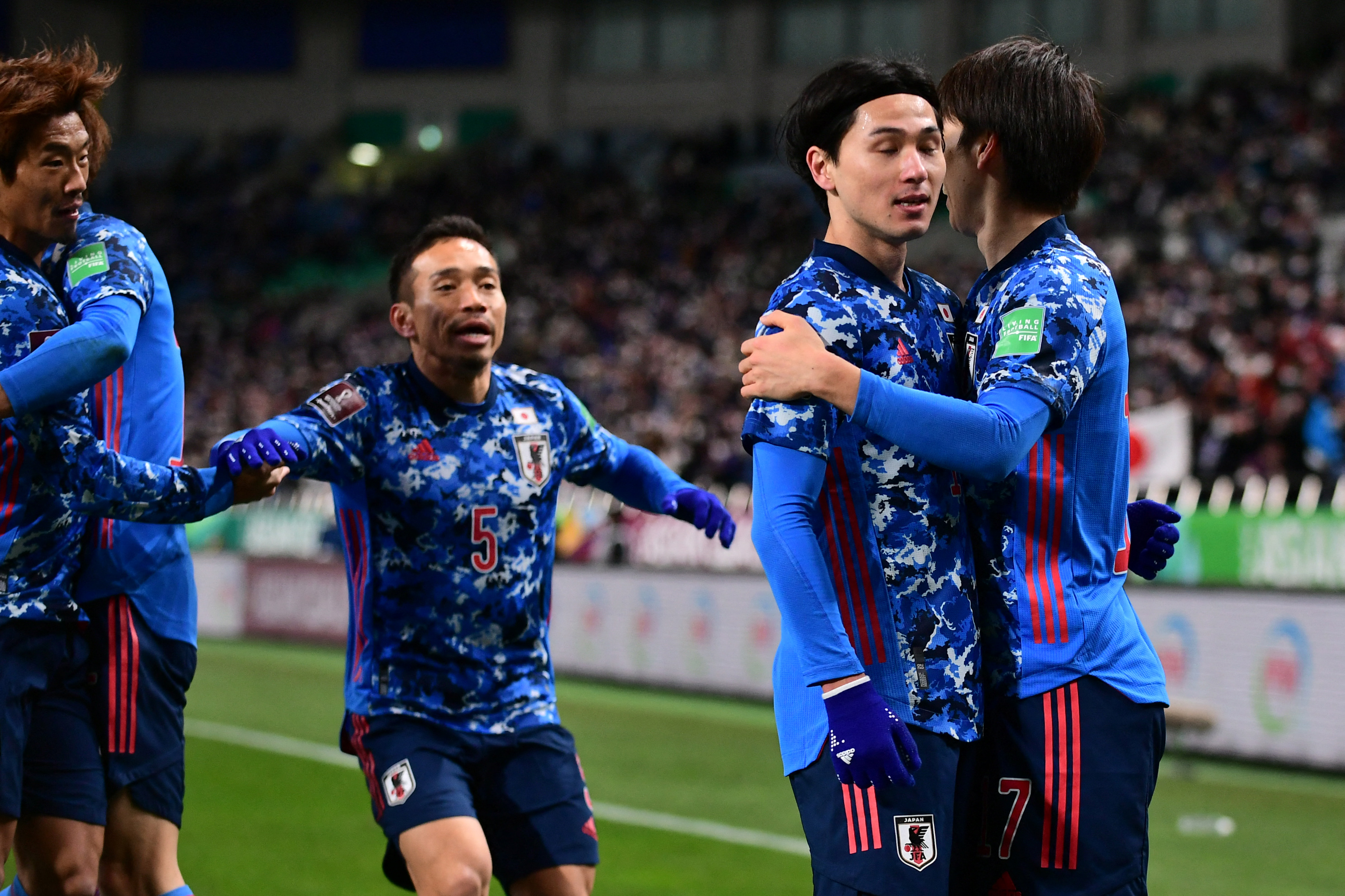 Arab News Japan Breaking Japan S Samuraiblue Beat Saudi Arabia S Greenfalcons With The Score Standing At 2 0 As The Match Ends Japan Now Officially Qualifies For The Qatar Worldcup Later This